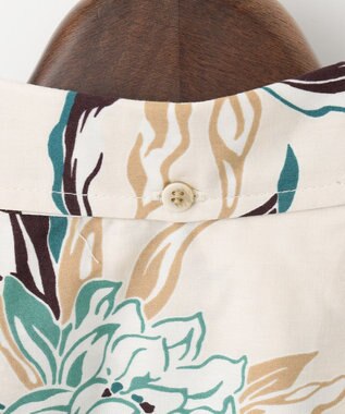 JOSEPH ABBOUD MOUNTAIN 【SPACE】KAHALA アロハシャツ ベージュ系6