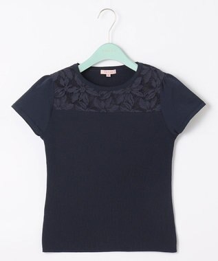 TOCCA 【洗える！】KNIT FLEURS プルオーバー ネイビー系