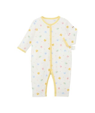 MIKI HOUSE HOT BISCUITS 【60-80cm】 フライス素材 カバーオール肌着 マルチカラー