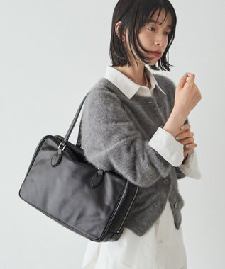 russet 【2025AW新作】ソフトレザーボストンバッグ(CE-1590) Black