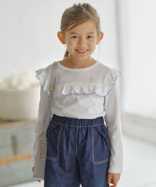  【110-140cm】プチフルール カットソー