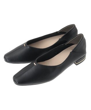 Green Parks ・ｍｉｎｉａ　センターシーム金具付パンプス Black