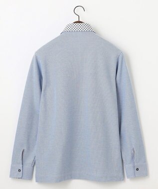 JOSEPH ABBOUD 【25SS・オーガニックコットン使用】ダディ ポロシャツ ブルー系