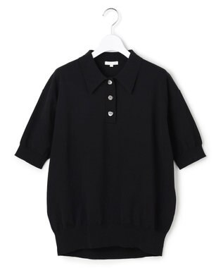 23区 【R(アール)】アイスニット 襟付きデザイン ニット