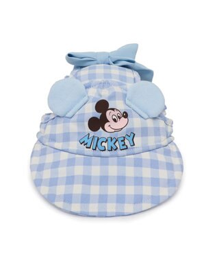 PET PARADISE ディズニー ミッキーマウス なかよし キャップ 《ブルー》 小型犬 ライトブルー