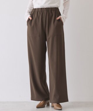 AMERICAN HOLIC 【イージーケア】ベイカーリラックスパンツ Brown