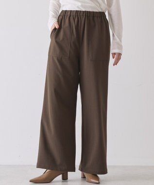 AMERICAN HOLIC 【イージーケア】ベイカーリラックスパンツ Brown