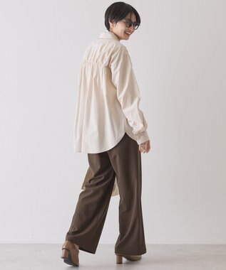 AMERICAN HOLIC 【イージーケア】ベイカーリラックスパンツ Brown