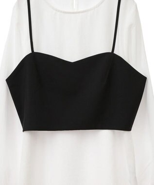 Green Parks ＳＥＴ２点　ビスチェ＋チュニック Black