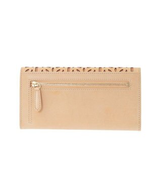 genten マルチカットワークミニ　長財布 ハニーベージュ