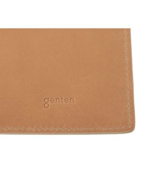 genten マルチカットワークミニ　長財布 ハニーベージュ