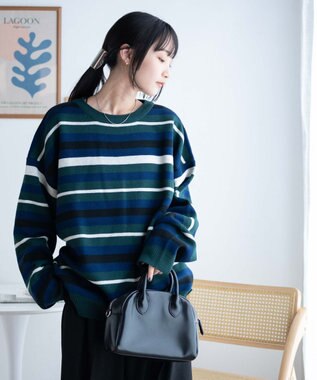 WEGO ルーズフィット総柄プルオーバー