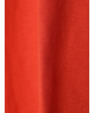 earth music&ecology ラウンドヘムルーズＴ（汗じみ防止） Red