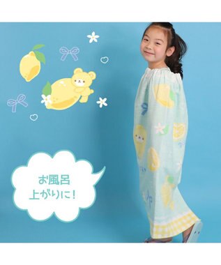 Mother garden マザーガーデン 水泳 ラップタオル 80×120cm 《ユニコーン 柄 / レモンくま柄》 レモンくま