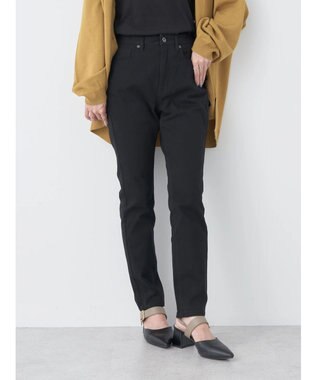 earth music&ecology スリムスキニーパンツ Black