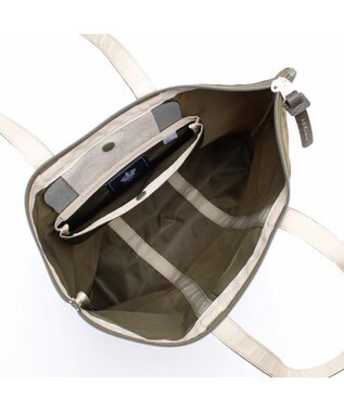 A.D.M.J. 【ナイロン】デービス/サブバッグL カーキ