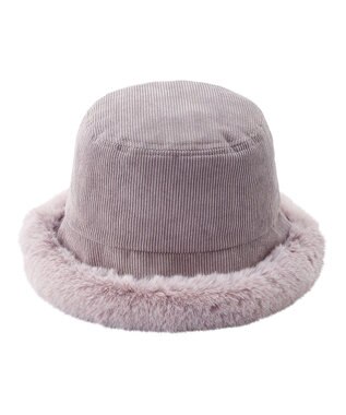 MOONBAT estaa エッジボリューム ファーダウンクロッシェ／サイズ調整可／手洗い グレー