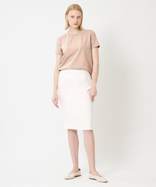 BEIGE， CAROLE / タイトスカート White×Sand