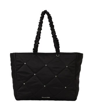 Maison de FLEUR キルティングエアリーキャリーオンバッグ Black