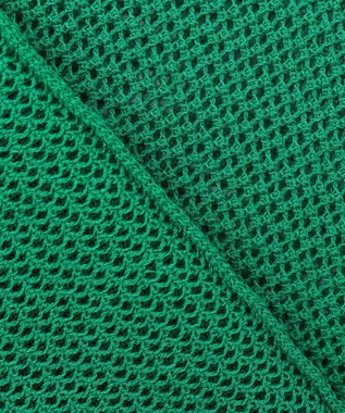 ANY L メッシュＶネックニットカーディガン グリーン