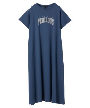 Green Parks ・ＳＵＧＡＲ　ＳＰＯＯＮ【ＣＯＯＬ】ロゴｐｔＴＥＥワンピ Blue