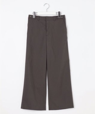 J.PRESS LADIES S 【洗える】ウェザーバイオエアフロー ワイド パンツ グレー系