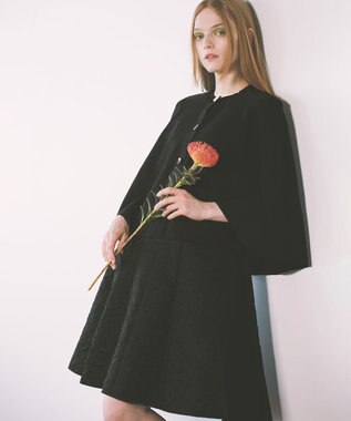 TOCCA 【洗える！】DEMILUNE ポンチョ ブラック系