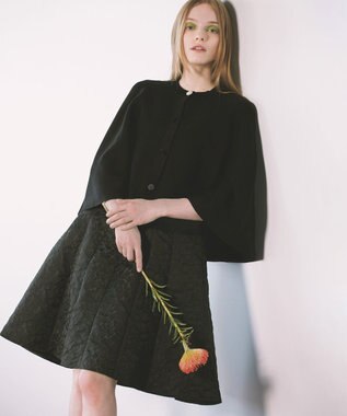 TOCCA 【洗える！】DEMILUNE ポンチョ ブラック系