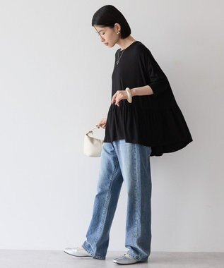 AMERICAN HOLIC ティアードカットプルオーバー Black