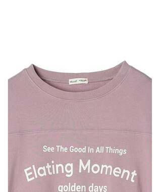 CRAFT STANDARD BOUTIQUE ミニ裏毛パウダー加工ＰＴ　Ｐ／Ｏ　Ｌ／Ｓ Lavender