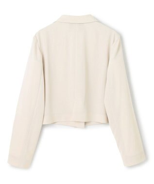 uncrave クールタッチツイル ショートジャケット グレージュ