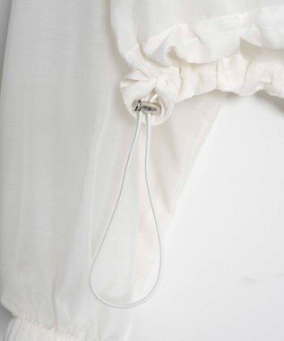 WEGO シアードロストショートパーカー ホワイト