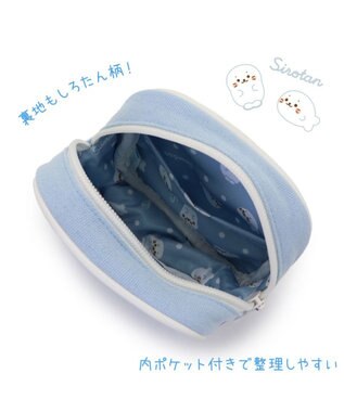 Mother garden しろたん サガラ刺繍 スクエアポーチ スクエアポーチ