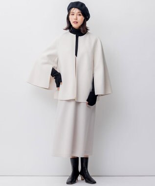 23区 【滝沢眞規子さん着用/洗える】ピュアカシミヤ タートルネック ニット ブラック系