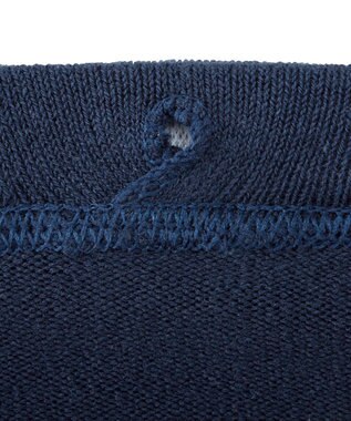 MIKI HOUSE HOT BISCUITS 【80-120cm】 ワンポイントリボン タイツ 紺