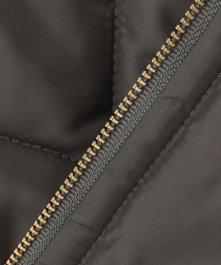 23区 L 【洗える】中綿キルティング ショート ブルゾン スレートグレー