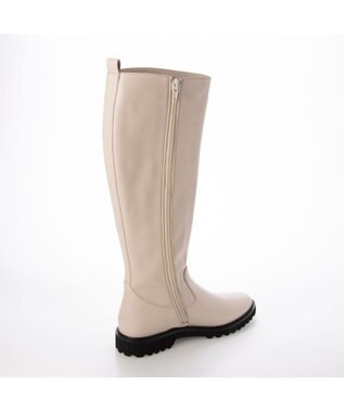 MODE ET JACOMO <carino>【レイン対応】タンクソールロングブーツ アイボリー