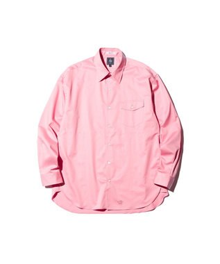 J.PRESS MEN 【J.PRESS ORIGINALS】Finx Cotton Twill Baggy Fit Shirt ピンク系