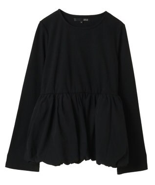 Green Parks ・ＳＵＧＡＲ　ＳＰＯＯＮ　裾バルーンプルオーバー Black