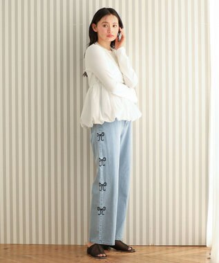 Green Parks ・ＳＵＧＡＲ　ＳＰＯＯＮ　裾バルーンプルオーバー Off White