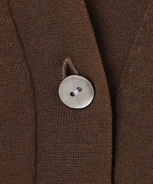 UNFILO L 【WEB限定カラー】イージーカーディガン [WEB限定]ブラウン