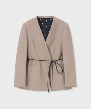 Paul Smith トロピカル ウール ノーカラージャケット