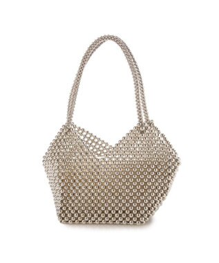 UNBILLION カシュカシュ cachecache / ビーズハート手提げバッグ