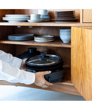 YAMATO テーブル＆キッチン 【siroca】おうちいろり（土鍋付き）  ブラック  SQ-D151D ブラック