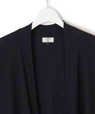 J.PRESS YORK STREET 【WOMEN】シアーロングカーディガン ネイビー系