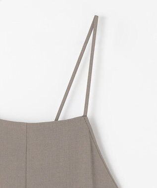 ANY L 【接触冷感/UVケア】イージーケア サロペットパンツ モカブラウン