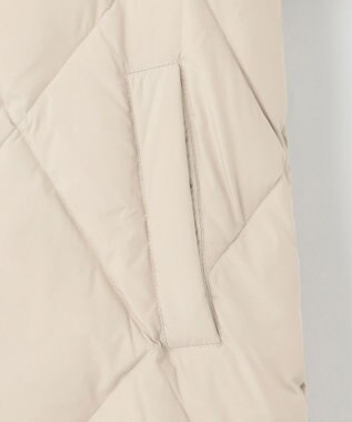 ANY L 【洗濯機可/撥水】ダイヤステッチキルトダウン エクリュ