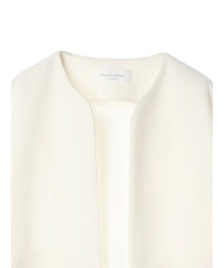 Green Parks ノーカラーポンチジャケット Off White