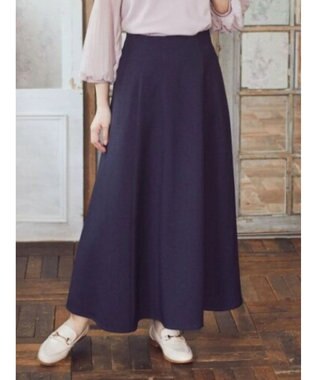 earth music&ecology すきな丈フレアスカート Navy