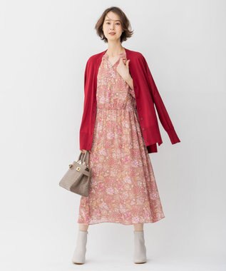 自由区 レザーショートブーツ グレー系